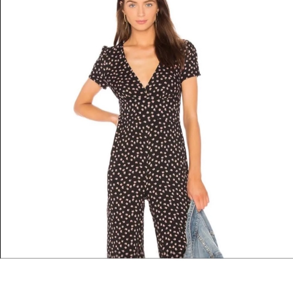 FREE PEOPLE FLORAL JUMPSUIT